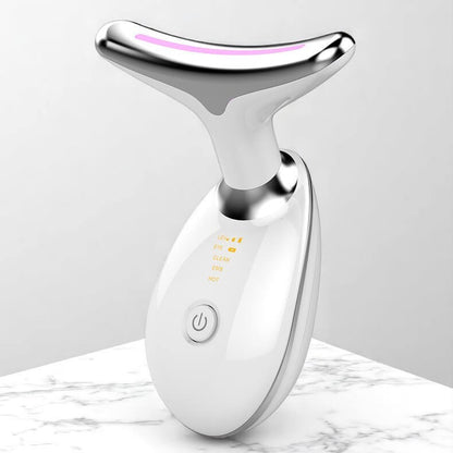 Livaé – Massage facial chauffant & 7 lumières LED pour une peau éclatante