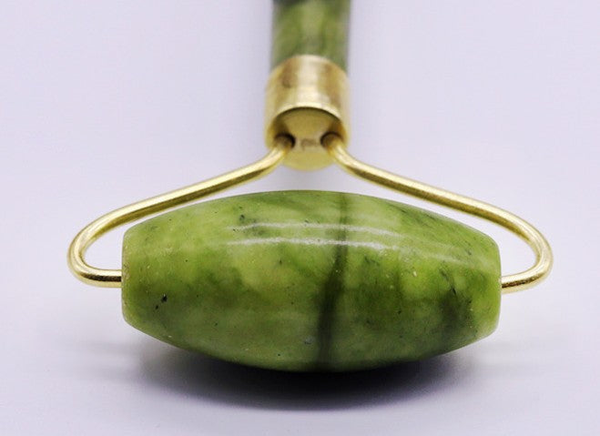 Auréva – Kit de masaje facial natural (Rodillo de jade y Gua Sha)