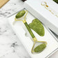 Auréva – Kit de masaje facial natural (Rodillo de jade y Gua Sha)