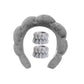 SoftyBand – Conforto absoluto para os seus tratamentos de beleza - Conjunto incluindo 1 bandolete e 2 mangas