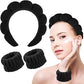 SoftyBand – Conforto absoluto para os seus tratamentos de beleza - Conjunto incluindo 1 bandolete e 2 mangas