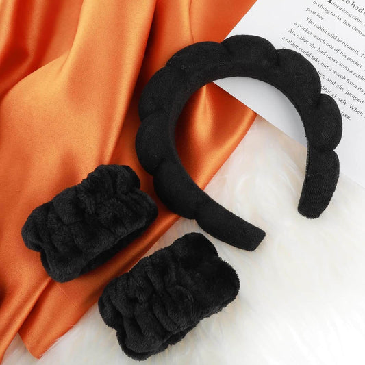 SoftyBand – Absolute comfort for your beauty care - Set including 1 Headband and 2 Sleeves